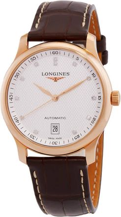 Longines Master Collection Automatic Diamond Mens Watch L2.628.8.77.3