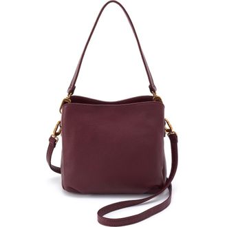 Hobo Starr Convertible Leather Shoulder Bag in Mulberry Glaze at Nordstrom