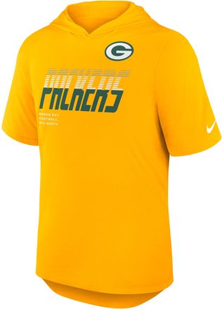 Nike Green Bay Packers Nike Mens Dri-FIT NFL Hooded T-Shirt in Brown | 03NB76I7T-W9H