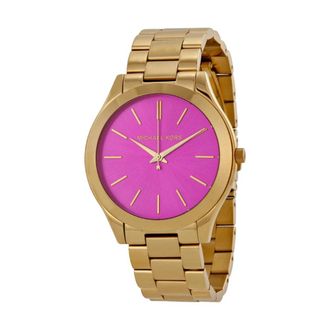 Michael Kors Runway Horloge - Dames - Horloges - Geel - ONE Size - Accessoires
