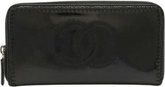 Chanel Pre-owned Wallets, female, Black, Size: ONE SIZE Pre-owned Plastic Wallet