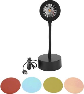 OEM L&aacute;mpara Proyector Led Rgb De 5 W Con Efecto Atardecer, Tubo Flexible Transparente Para Ambientar Fiestas En Casa, Proyecci&oacute;n De Luz Amarillo Dorado, U