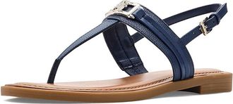 Tommy Hilfiger Cruman Womens Sandals Dark Blue : 8.5 M, Faux Leather