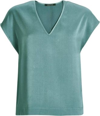 Swing Swing, Dames, Blouses & Shirts, Groen, Maat: 2XS
