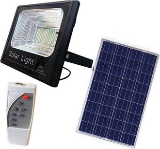 Trade Shop Trade Shop Traesio - Trade Shop - Faro Pannello Energia Solare Faretto Led Luce Bianca Ip67 Con Telecomando - -400 Vatios