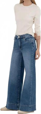 Kut from the Kloth Womens Maya Fab Ab Wide Leg Jeans In Amuse
