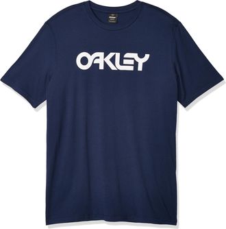 Oakley Man T-Shirt, Blue, XXL