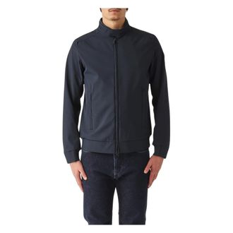 Colmar Bomber Jackets, male, Blue, Size: 3XL Softshell Biker Jacket