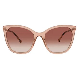 Carolina Herrera Brown Gradient Cat Eye Ladies Sunglasses HER 0091/S 0L93/HA 56