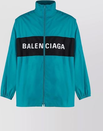 Balenciaga windbreaker jacket in nylon fabric