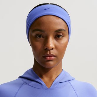 Nike Unisex Fury Elevate Dri-FIT Headband in Blue | N1011710-523