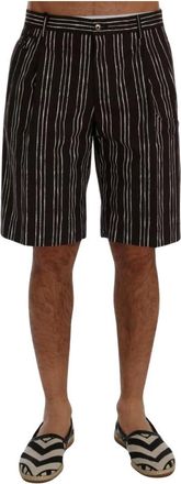 Dolce & Gabbana Heren, Korte broeken, Veelkleurig, Maat: XS Katoen