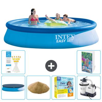 Intex Piscina Easy Set Redonda - 396x84 Cm - 7-piezas S170