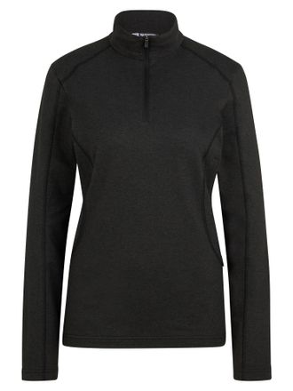 Ziener Sweatshirt ZIENER JENITA-Z midlayer lady, Damen, Gr. 36, schwarz, Obermaterial: 88% Polyester, 12% Elasthan, Sweatshirts Sweatshirt