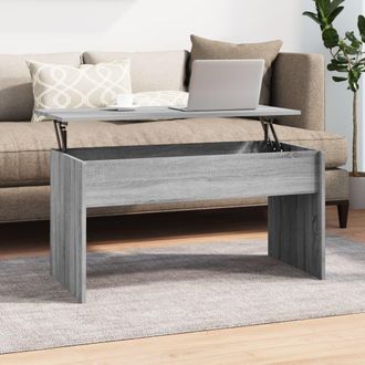 vidaXL Mesa De Centro Madera De Ingenier&iacute;a Gris Sonoma 102x50,5x52,5cm Vidaxl