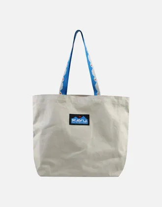 Kavu Mens KAVU Typical Tote Bag - Neutral - White