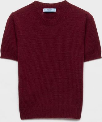 Prada Short-sleeved cashmere sweater