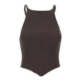 Courr&egrave;ges Dames, Tops, Grijs, Maat: L Viscose