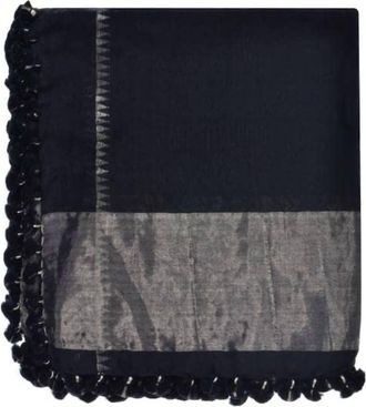 Guadalupe Design Womens Tenley Shawl In Black/silver