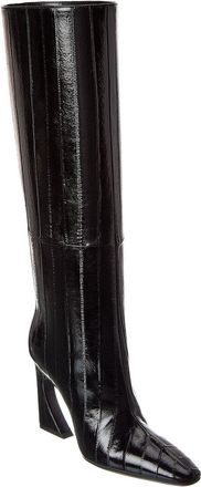 Fendi Fendi Arco Leather Knee-High Bootie