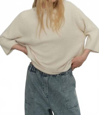 M&eacute;lissa Nepton Felicity Sweater In Cream