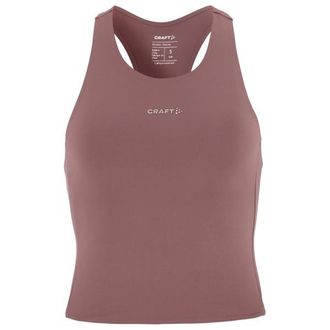 Craft Hypervent Cropped Pocket Singlet Laufshirt f&uuml;r Damen | braun