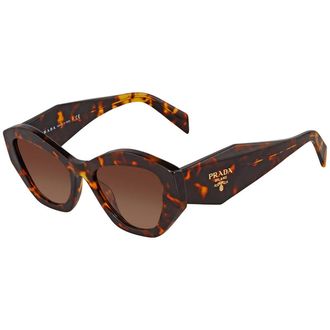 Prada Brown Gradient Irregular Ladies Sunglasses PR 07YS VAU6S1 53