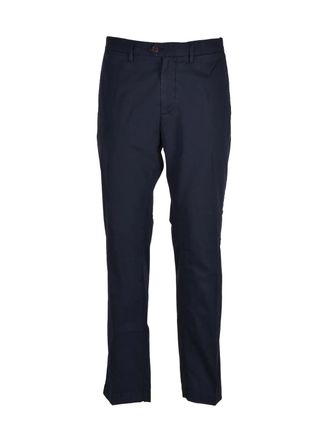 Modfitters Cotton Stretch Trousers with Clean Tailored Silhouette