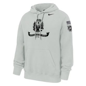 Nike Army Rivalry Club Nike Mens College Pullover Hoodie in Grey | M31233CFH2-GRY