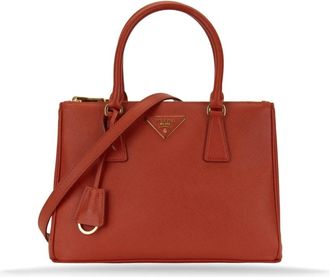 Prada Handbags - Dames - Handtassen - Oranje - ONE Size - Leer - Tassen