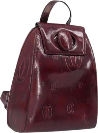 Cartier Pre-owned Backpacks, female, Red, Size: ONE SIZE Pre-owned Vintage Backpack