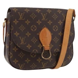 Louis Vuitton Pre-owned Cross Body Bags, female, Brown, Size: ONE SIZE Pre-owned Saint Cloud Shoulder Bag