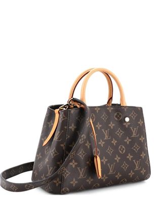 Louis Vuitton Montaigne Handbag Monogram Canvas BB satchel - Marrone