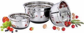 K&uuml;chenprofi Juego De 3 Piezas Antideslizante 16 Cm, 20 Cm Y 24 Cm