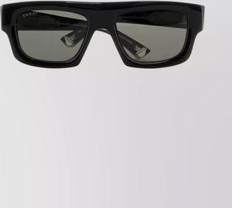 Gucci rectangular frame sunglasses dark lenses