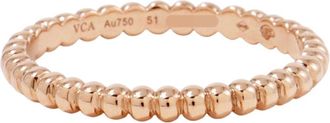 Van Cleef & Arpels Pink Gold Pink Gold (18K) Band Ring (Pre-Owned)