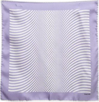 Tom Ford Pre-owned Silk scarves - Heren - Vintage Accessoires - Paars - ONE Size - Vintage