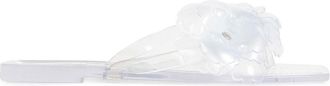 Coperni Silicone Flower Flat Sandals