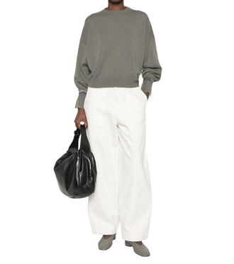 Brunello Cucinelli Grey Crew Neck Sweater