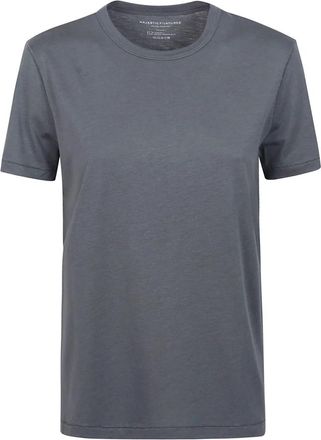 Majestic Filatures T-shirts en Polos - Dames - T-shirts - Blauw - S - Katoen - Tops