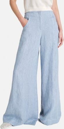 TWP Demie Hemp Wide Leg Pants in Light Indigo at Nordstrom Rack, Size 10