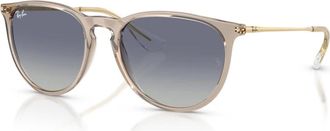 Ray-Ban Erika Klassieke Zonnebril - Dames - Accessoires - Grijs - Maat: 54 MM Nylon