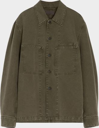 Christophe Lemaire Mens Denim Utility Overshirt
