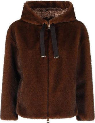 Herno Jassen, Dames, Bruin, XS, Zip-throughs