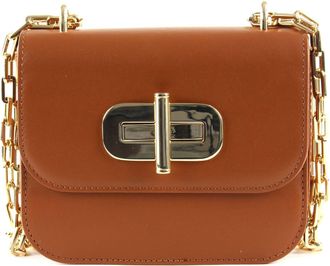 Tommy Hilfiger Turnlock Mini Crossover Tobacco