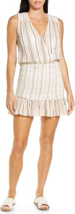 Veronica Beard Cox Dress In Natural Multi