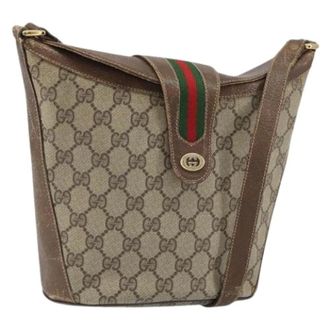 Gucci Bolso de cubo de pl&aacute;stico Pre-owned - Pre-owned - Mujer - Marr&oacute;n - ONE SIZE