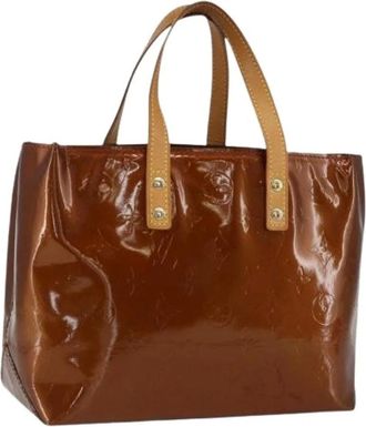 Louis Vuitton Pre-owned Tote Bags, female, Brown, Size: ONE SIZE Pre-owned Vintage Patent Leather Hand Bag