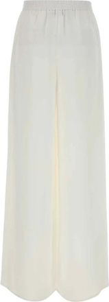 Max Mara Dames, Broeken, Wit, Maat: 2XS Zijde