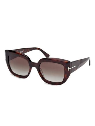 Tom Ford Eyewear tortoiseshell square sunglasses - women - Acetate - One Size - Brown